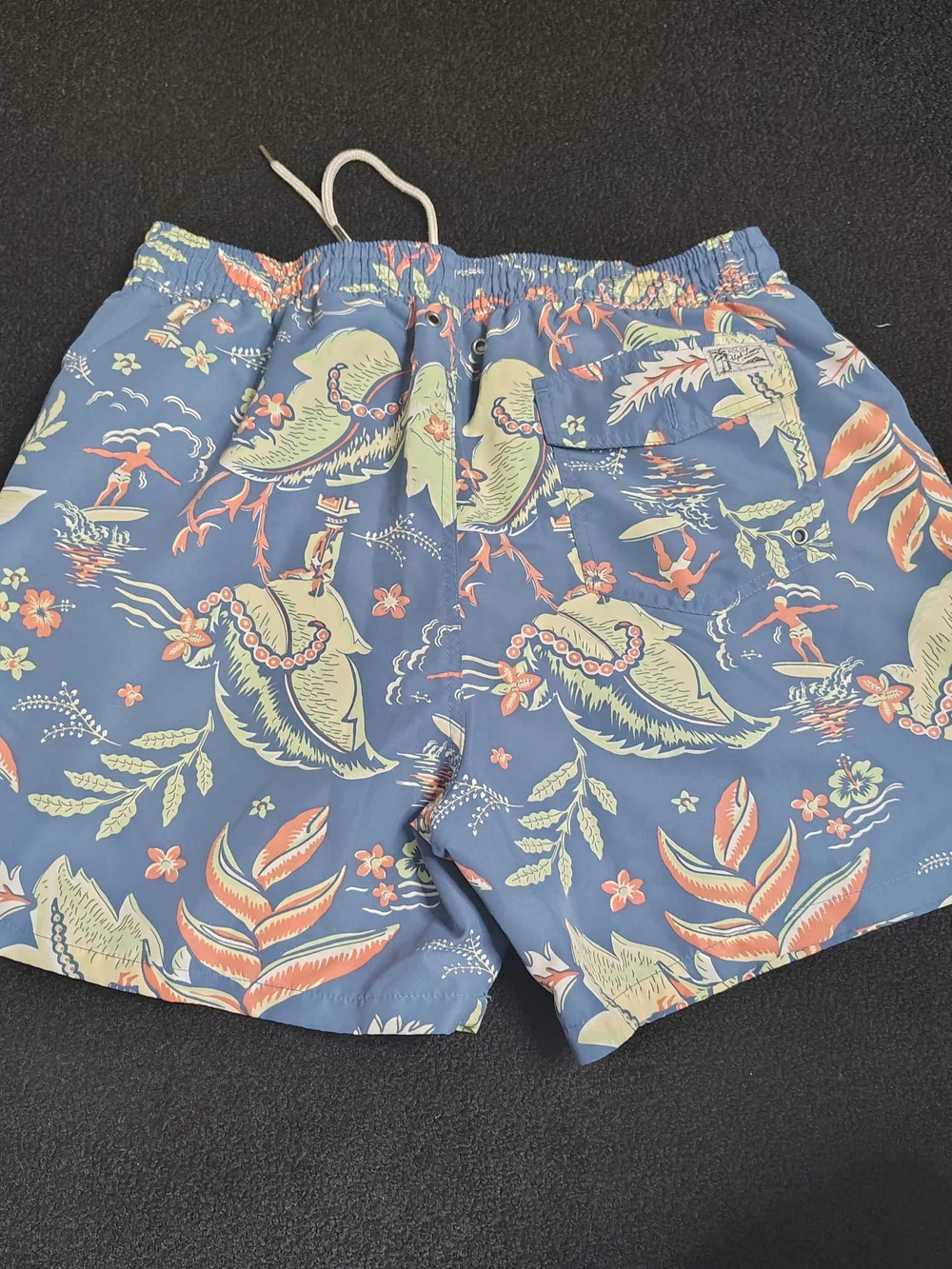 Polo Ralph Lauren Tropical Hawaiian Style Men’s Swim Shorts Light size XL